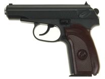Пистолет Макарова (пм) детский коричневая рукоятка