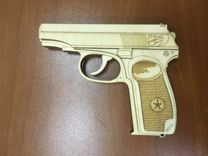 Пистолет Макарова игрушка из фанеры