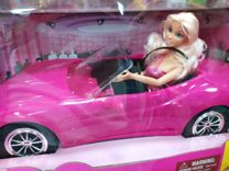 Машина Кабриолет для Барби + кукла Defa. Новые