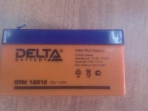 Delta DTM 1207 Аккумулятор свинцово-киcлотный