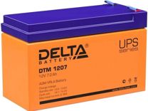 Аккумулятор (акб) Delta DTM 1207 (12V / 7Ah)