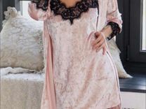 Пижама женская халат и сорочка Размеры 42-48