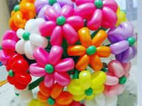 Воздушные шары, цветы из шаров