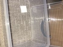 Прозрачная коробка для хранения с крышкой