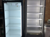 Холодильный шкаф открытый б/у на 4 полки