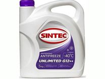 Антифриз Sintec Unlimited G12++ фиолетовый 5 кг
