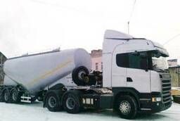 Аренда цементовоза 40 м3 Scania