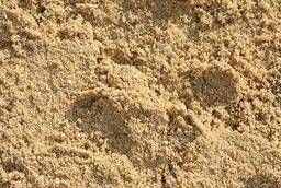 Песок с карьера, мытый 1 класса, сеяный, карьерный