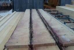 Lumber of softwood larch and cedar