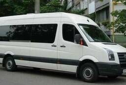 Rental of limousines, cars, minibuses and buses