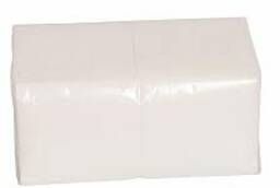 Салфетки бумажные 1-сл 33*33 белые (300 листов в упак)