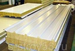Sandwich panels for walls and roofs