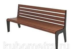 Garden benches Jazz with a backrest 1. 8m