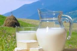 Raw cow milk