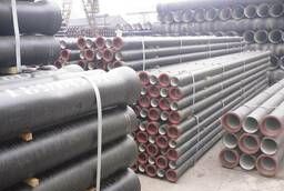 Galvanized cast iron pipe VChShG 125 L = 6m GOST 9583-75