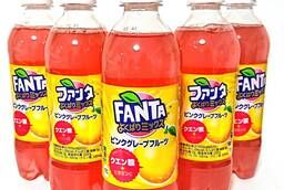 Japanese fanta with pink grapefruit flavor, enriched with vi