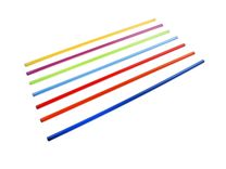 Палка гимнастическая пластиковая 80 см. цвет в