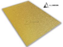 Алюминиевый лист шлифованный золотой
