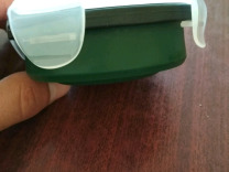 Складной силиконовый стакан с крышкой