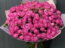 Пионовидные розы доставка свежих цветов