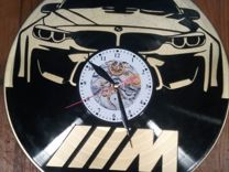 Часы бмв BMW из виниловой пластинки