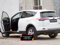 Накладки на внутренние пороги дверей Toyota Rav4