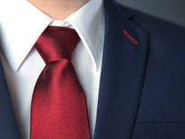 Бордовые узкие галстуки-селедки оптом от 5 шт