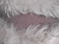 Новый мех на капюшон опушка длинная енот натур