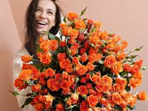 Розы свежие и ароматные Микс Доставка цветов