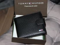 Мужской кожаный кошелек портмоне Tommy new