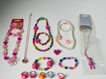 Детская бижутерия:браслеты, кольца, бусы, подвески