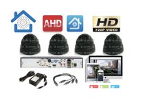 Внутренний комплект видеонаблюдения на 4 камеры HD
