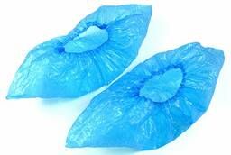 Disposable shoe covers (Polyethylene) 32 microns 4, 5g blue