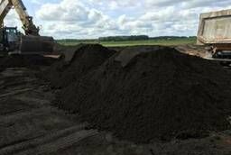 Chernozem, peat with delivery from 6-16m3