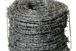 Barbed wire, galvanized from 0.3 to 3 mm SBB light