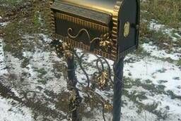 Forged mailbox.