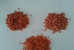 Морковь сушеная кубики 1х3 / 3х3 / 5х5 / 10х10 мм - Китай