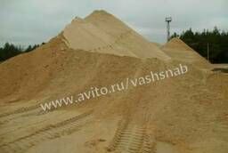 Песок строительный илистый 12м3 с дост в Знаменский