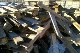 Recycling of wood, old furniture, pallets, trees