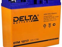 Аккумуляторная батарея 12 В 17 А/ч DTM 121 delta