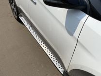 Пороги подножки алюминиевые Hyundai Creta
