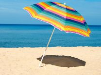 Зонт пляжный/садовый складной 180 см