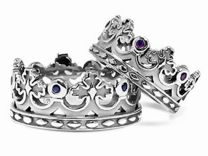 Уникальные красивые венчальные кольца короны