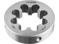 Круглая ручная плашка Stayer master сталь 9хс для
