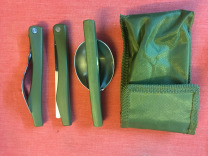 Комплект приборов походный (ложка, вилка, нож)