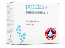 Рыбий жир премиум в капсулах Puhdas+ Premium Omega