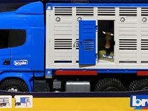 Фургон Scania bruder для перевозки животных