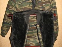 Куртка зимняя(курточная ткань, зеленый камуфляж )