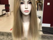 Длинный парик из натуральных волос (55см)