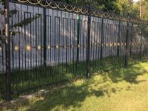 Забор металлический, копия ограды 19век\цена за м2